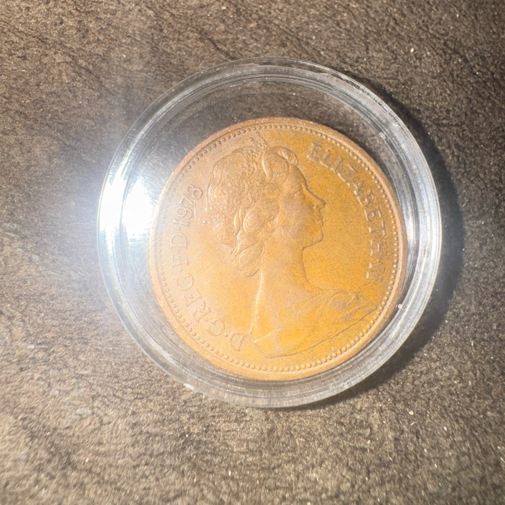 1971 NEW PENCE 2p British Elizabeth II Coin Very Rare